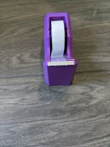 JAM PAPER Colorful Desk weighted Tape Dispenser - Purple