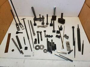 Mixed lot Machinist Tools, Files, Tool bit, Hold Down Clamp &amp; Screw Lot