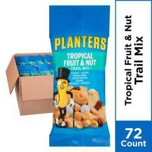 PLANTERS 10029000000268 Planters Tropical Fruit &amp; Nut Mix 2 oz. Bag, PK72