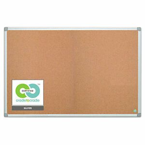 Mastervision Earth Cork Board, 48 X 72, Aluminum Frame CA271790 CA271790  - 1