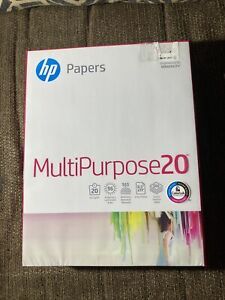 HP 112000 8.5x11&#034; 500 Sheets Multipurpose Print Paper - White- 96 Bright