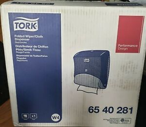 Tork Performance Folded Wiper/Cloth Dispenser, Plastic, Red (TRK6540281) NIB