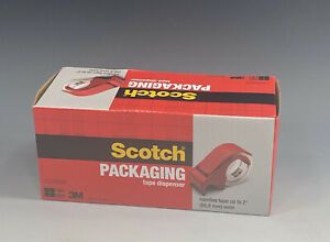 Scotch Packaging Tape Hand Dispenser DP300-RD BRAND NEW