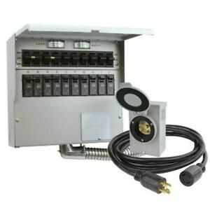 Reliance Controls Pro/Tran 2 30 amps 250 V 1 space 10 circuits Generator Transfe
