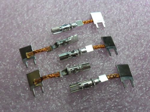 5pcs te / amp terminal female pin jack to pcb flexible for sale