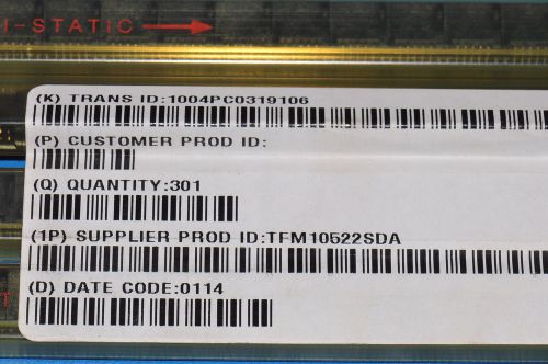 10-PCS CONN SHROUDED HEADER HDR 10 POS 1.27MM SOLDER ST SMD TU TFM-105-22-S-D-A