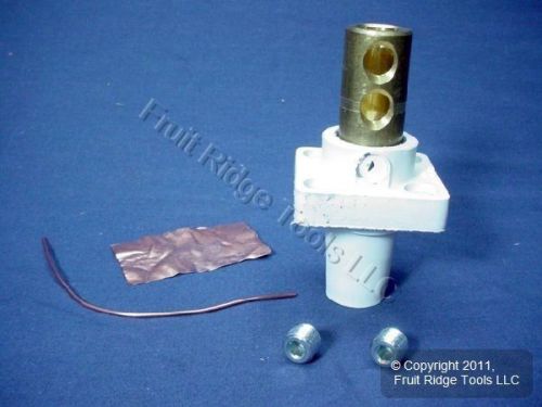 New Leviton White 16 Series Female Cam Panel Receptacle Outlet 400A 600V 16R22-W