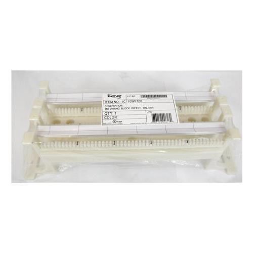 Icc ic110wf100 110 wiring block w/ ft, 100-pair, cat 5e for sale