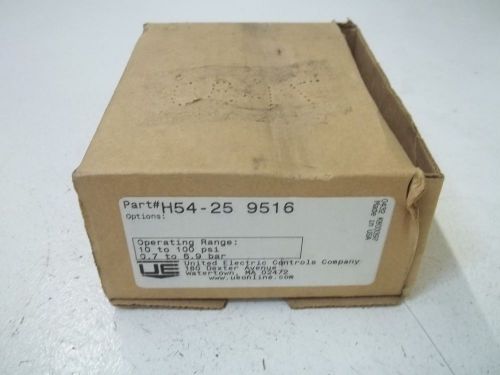 UNITED ELECTRIC H54-259516 PRESSURE SWITCH *NEW IN A BOX*