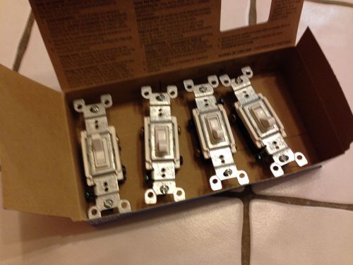 4 3-Way 15A-120V Light Switches