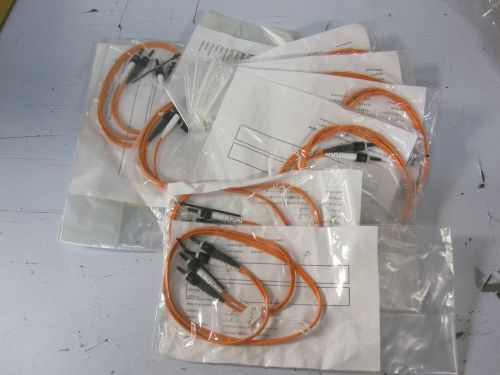 10 Ortronics 61150D62001M33C 2-f Jumper 1Meter 62.5/125 ST to ST Optical Cables