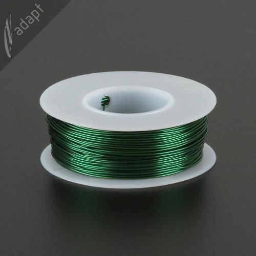 Magnet Wire, Enameled Copper, Green, 22 AWG (gauge), 155C, ~1/4 lb, 125 ft