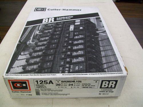 Cutler Hammer BR2024L125 125 Amp 1 Phase 3W Main Lug Loadcenter