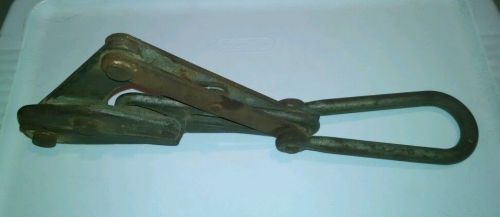 WIRE CABLE ROPE PULLER GRABBER HOOK GRIP M. KLEIN &amp; SONS 1/8&#034; TO 1/2&#034; 1613-40