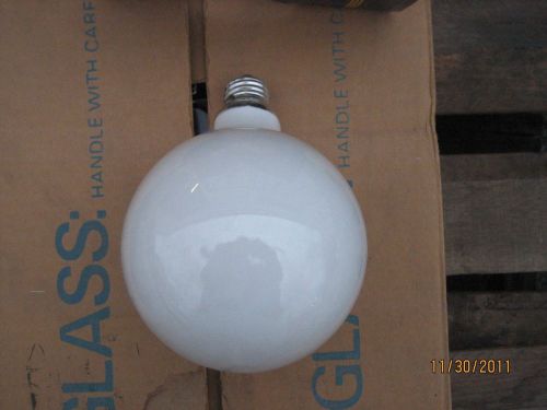 New ge 36193 75-watt g40 globe bulb soft white globe light lot of 6 for sale