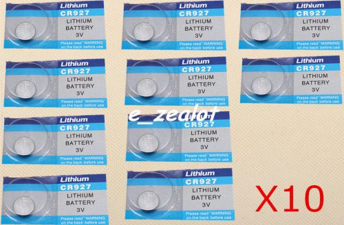 10pcs cr927 perfect  button batteries 3v for sale