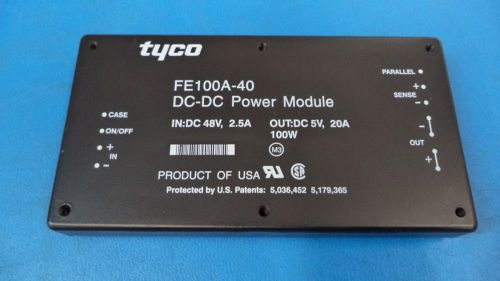 TYCO FE100A-40, DC-DC POWER MODULE, IN:DC 48V, 2.5A, OUT:DC 5V, 20A - CASE OF 24