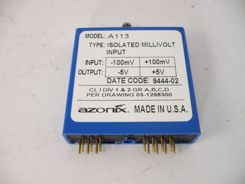 A113 Azonix Isolated MilIivolt input