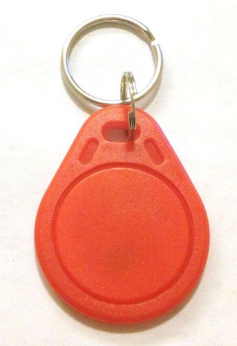 UID Changeable Rewritable Mifare Classic 1k NFC Tag Keyring Change Rewrite Red