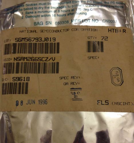 Lot of 70 NSAM266SCZ/V SGM56793J019 New IC&#039;s in Factory Packaging