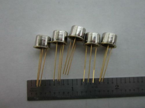 LOT 5 EA 134.7124 MHz TO-5 COLD WELD QUARTZ CRYSTAL RESONATOR FREQUENCY STANDARD