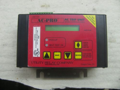 Utility relay company ac-pro trip unit t-361-1 for sale
