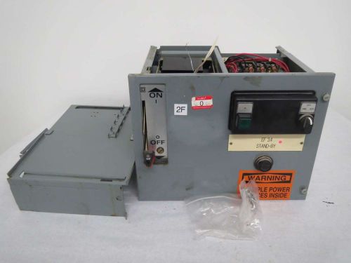 SQUARE D 8536 SDO1 STARTER SIZE2 600V 25HP DISCONNECT FUSIBLE MCC BUCKET B334203