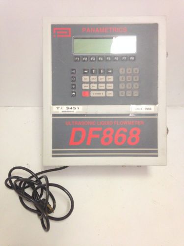 Panametrics ultrasonic liquid flowmeter df868-2-11-20000-s 100/120 vac 20 watts for sale