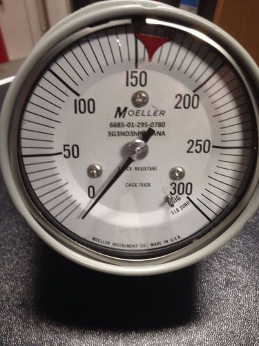 Moeller Pressure Gage 0-300 Psig