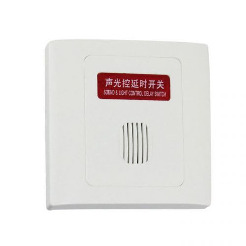 Sound&amp;Light Control Delay Sensor Switch for Incandescent Lamps White 220V Nice
