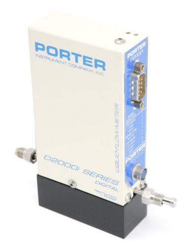 Porter D2000I-M042 .14 ML/MIN IPA Liquid Meter Digital Mass Flow Controller MFC