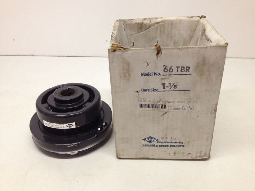 Hi-lo 66tbr variable speed pulley 1-1/8&#034; bore for sale