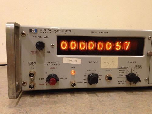 HP 5245L Frequency Counter with HP-5254B Converter