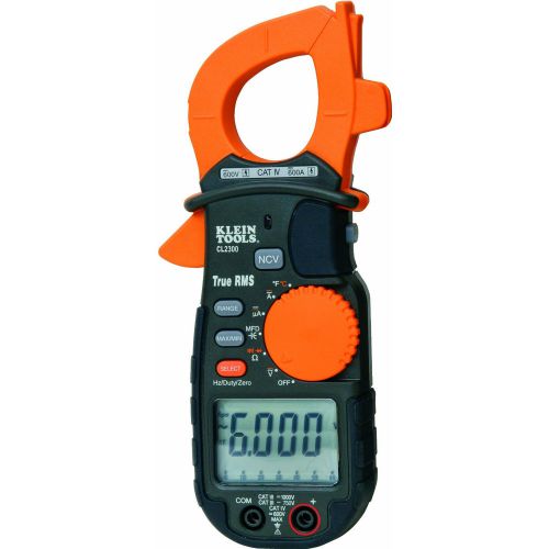 Klein tools cl2300 600a ac/dc true rms clamp meter with temperature for sale