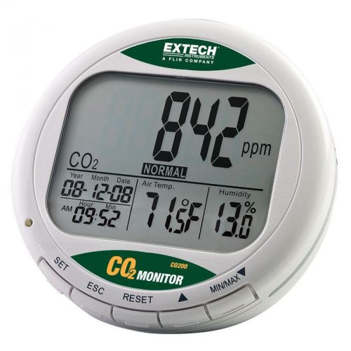 Extech co200 desktop air quality co2 monitor for sale