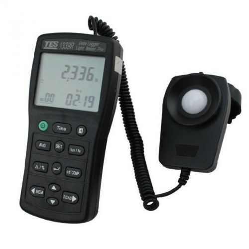 Tes-1339r data logger digital lux light meter tester 0.01~999900 lux autoranging for sale