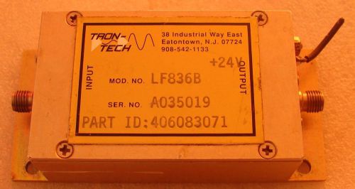 Tron-tech lf836b rf amp for sale