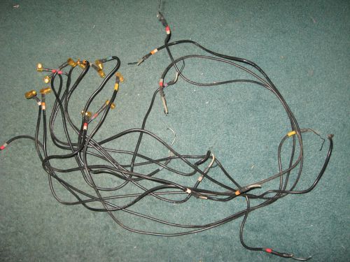 Lot of 20 coaxial cables smc right angle to leads various lengths 8-24&#034; used for sale