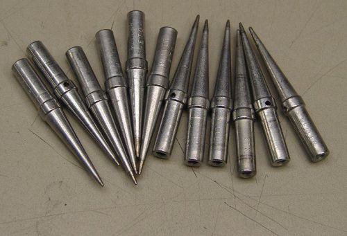 (12) weller eto soldering tips conical .031&#034; for ec1001 &amp; 2002 wcc100, wes50 new for sale
