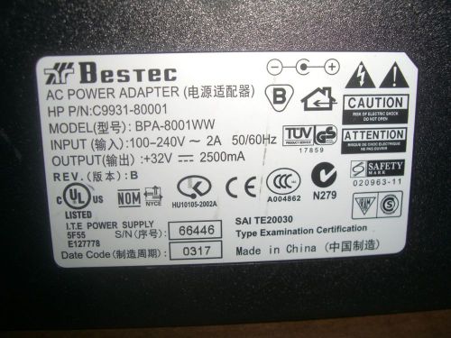 Original bestec hp c9931-80001 bpa-80001ww power supply for sale