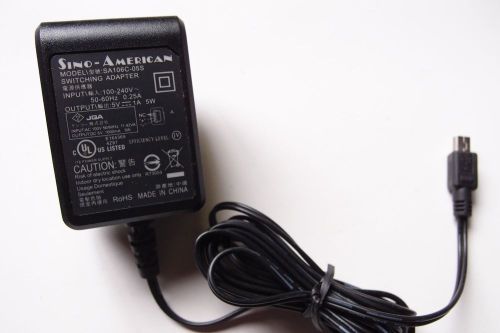 AC Power Adapter SINO-AMERICAN SA106C-05S USB Multi-Purpose ITE