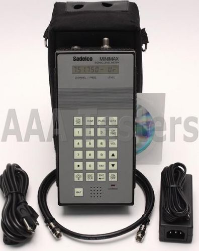 Sadelco minimax 800 signal level catv meter mini max for sale