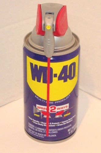 WD-40 Spray Lubricant Aerosol Remove Crayon Sticker Rust Smart Straw 8 oz