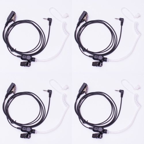 4 pcs acoustic ear tube surveillance kit for motorola mh370 mb140r mc220r mc225r for sale