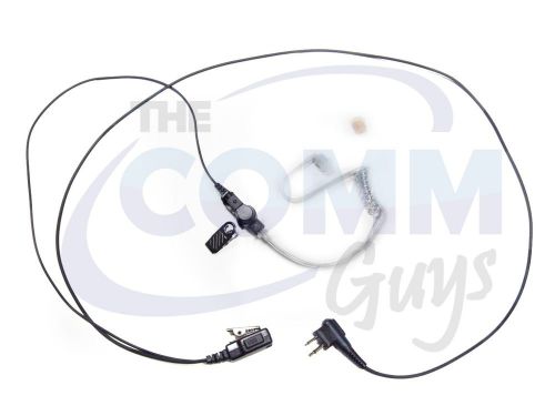 New lapel mic earpiece with tube for motorola cp200 cls rdx rdu radios - ptt mic for sale