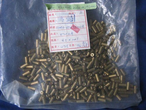1000 pieces m2 female threaded brass spacer 10.1 mm standoff quantity 1000pcs for sale
