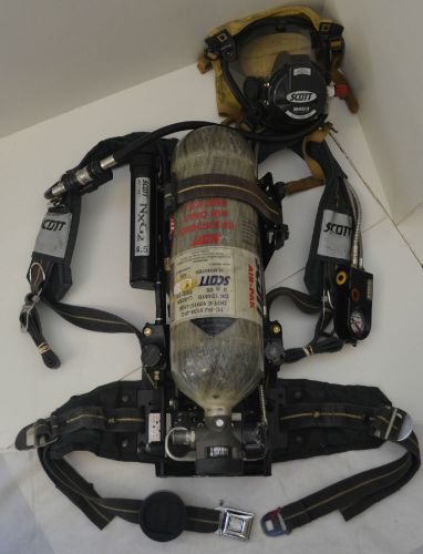 Refurb scott nxg2 4.5 scba firefighter air pak 2002 ed (pack mask cylinder) for sale