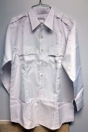 United security white uniform shirt long sleeve size 15 - 15.5  32/33 *free ship for sale