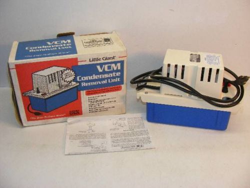 Nos little giant vcm-20uls 554108 series automatic condensate removal pump for sale