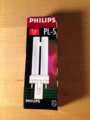 Philips PL-S 5W 27 New In Box
